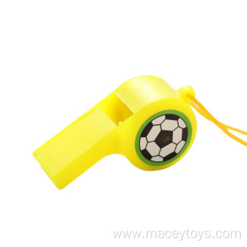 Colored Cheer Football Shape Fan Whistle